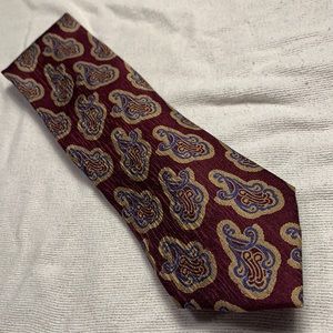Giorgio Armani Cravatte red all silk tie.
